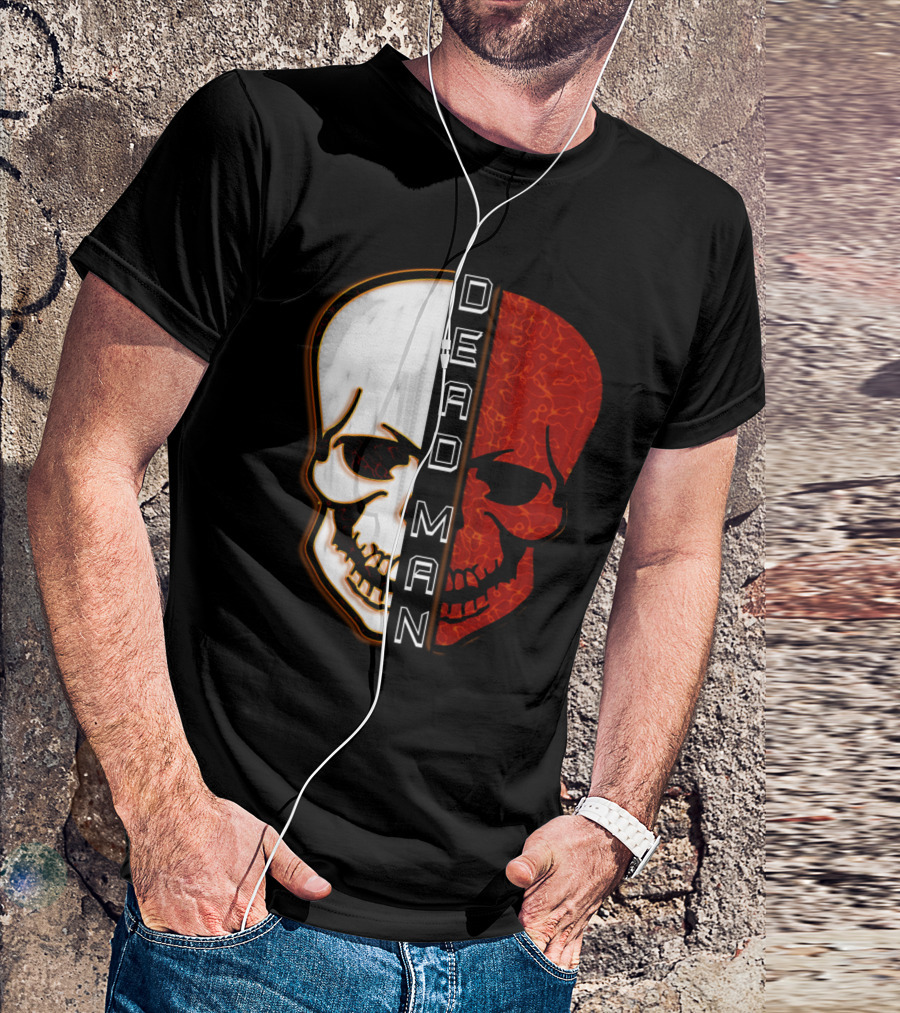 DeadMan Dual-Tone Skull T-Shirt