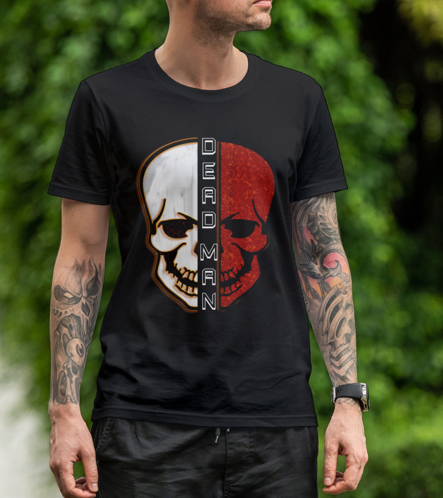 DeadMan Dual-Tone Skull T-Shirt