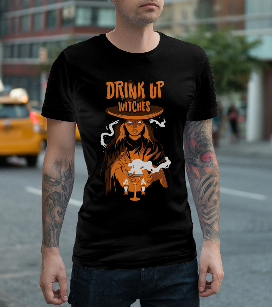 DRINK UP WITCHES Halloween Potion Aesthetic T-Shirt