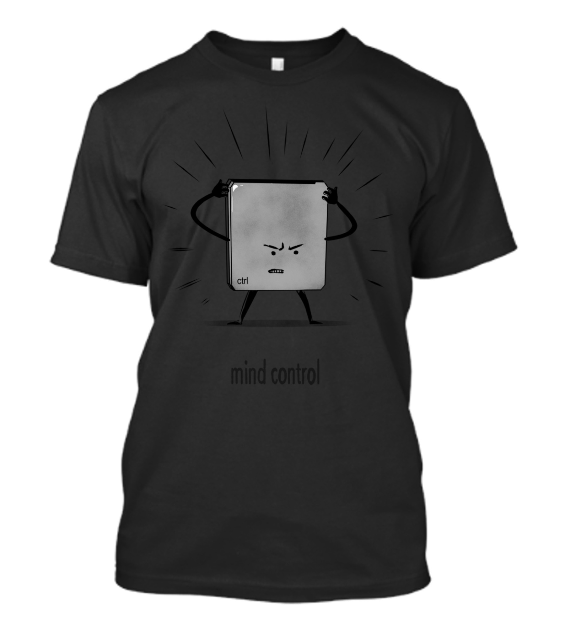 Mind Control Ctrl Key Character Concept T-Shirt