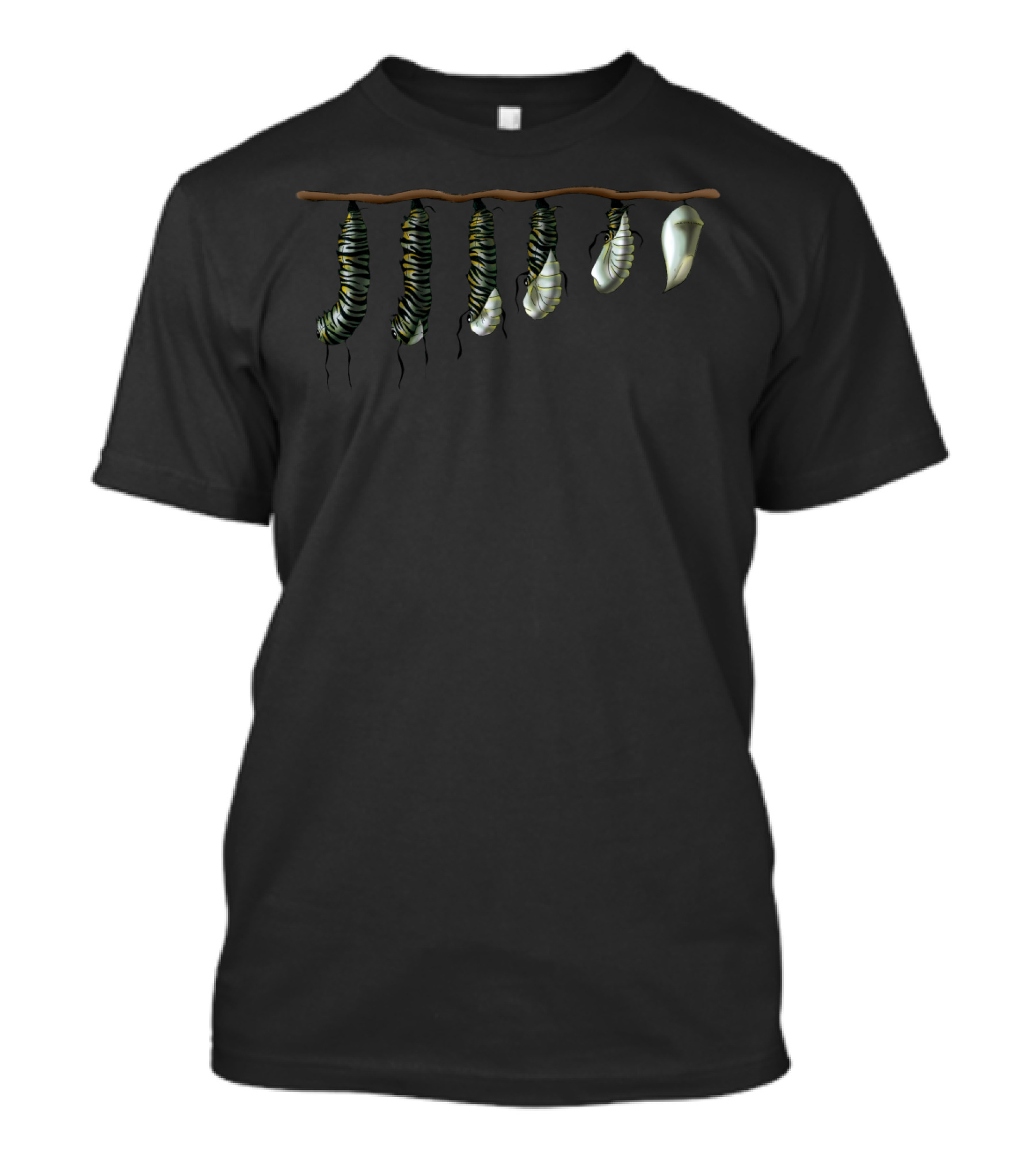 The Metamorphosis Caterpillar To Chrysalis Transformation T-Shirt