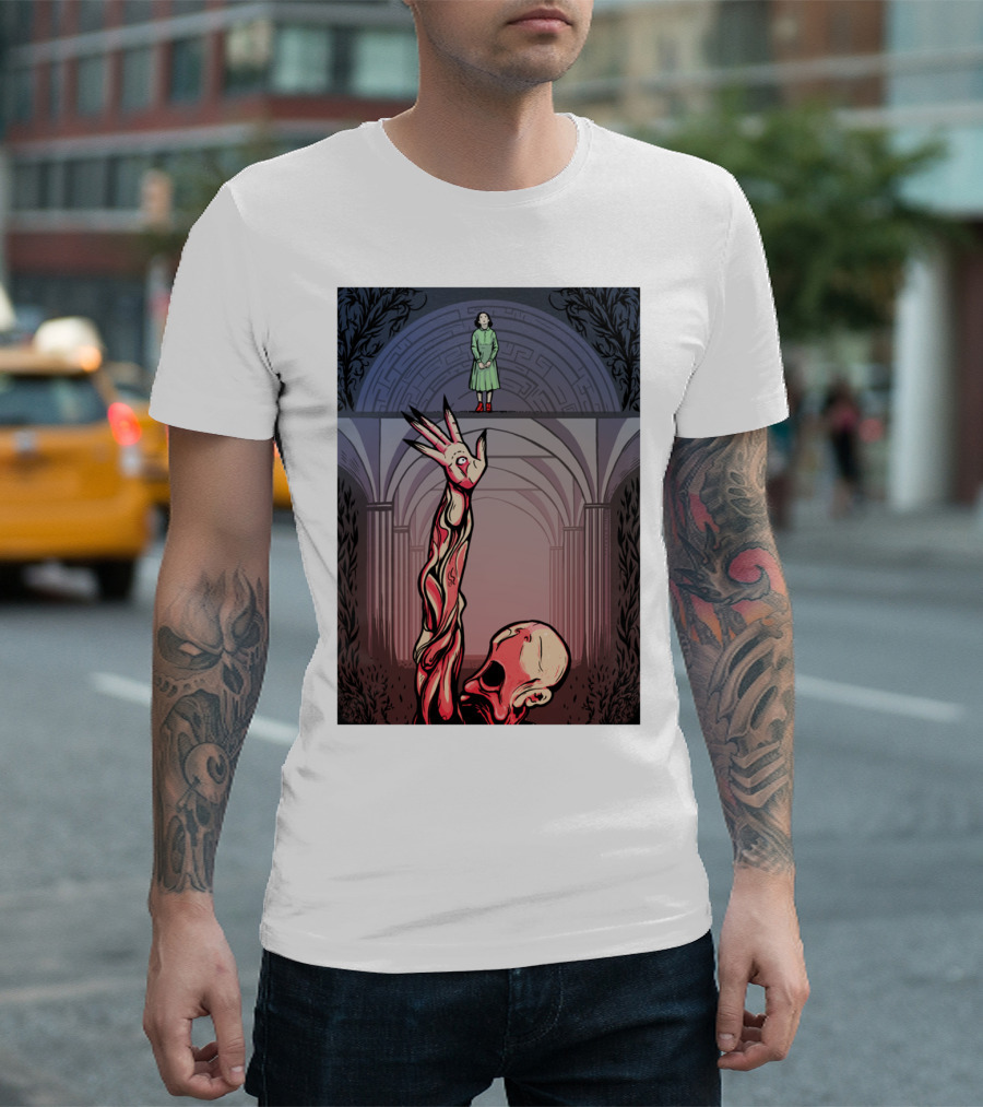 Ophelia and the Pale Man in the Underground Labyrinth T-Shirt