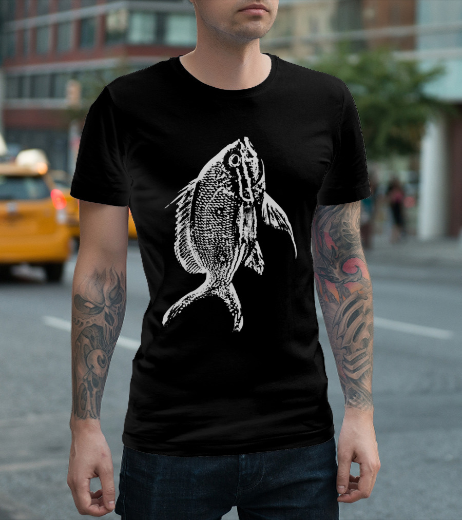 Black And White Fish T-Shirt