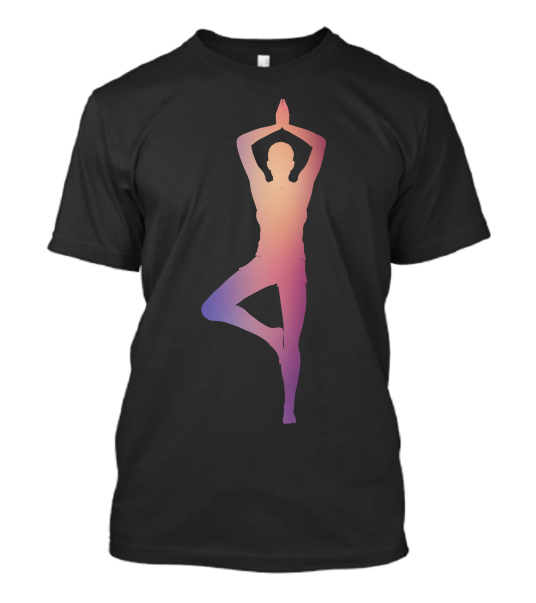 Colorful Yoga Pose T-Shirt