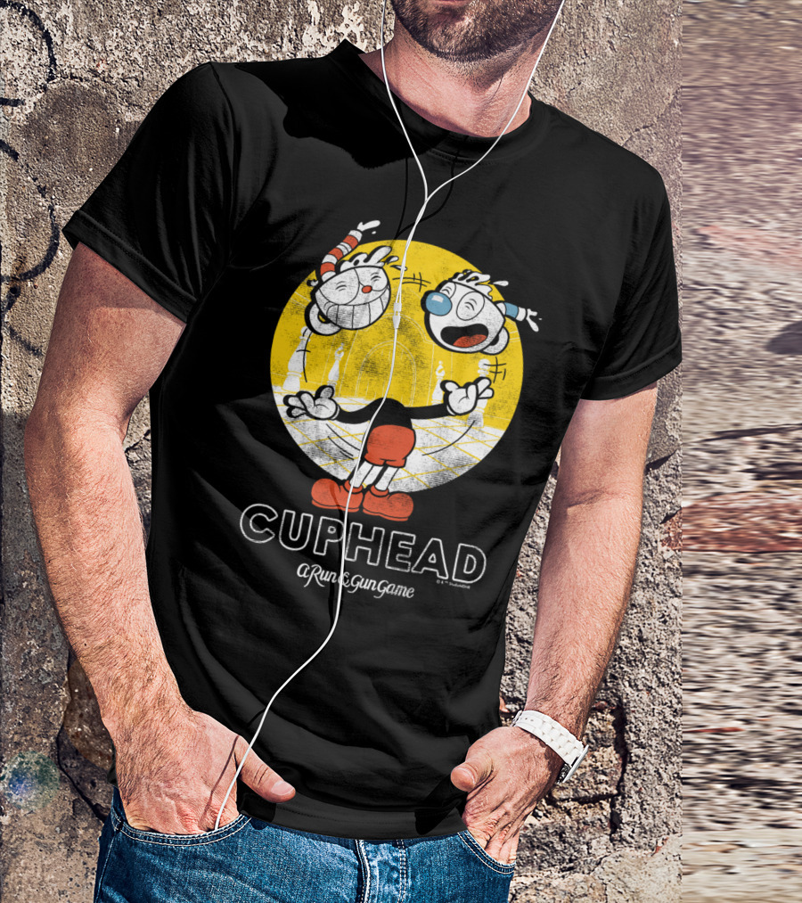 CUPHEAD A Run And Gun Game Juggling Heads T-Shirt