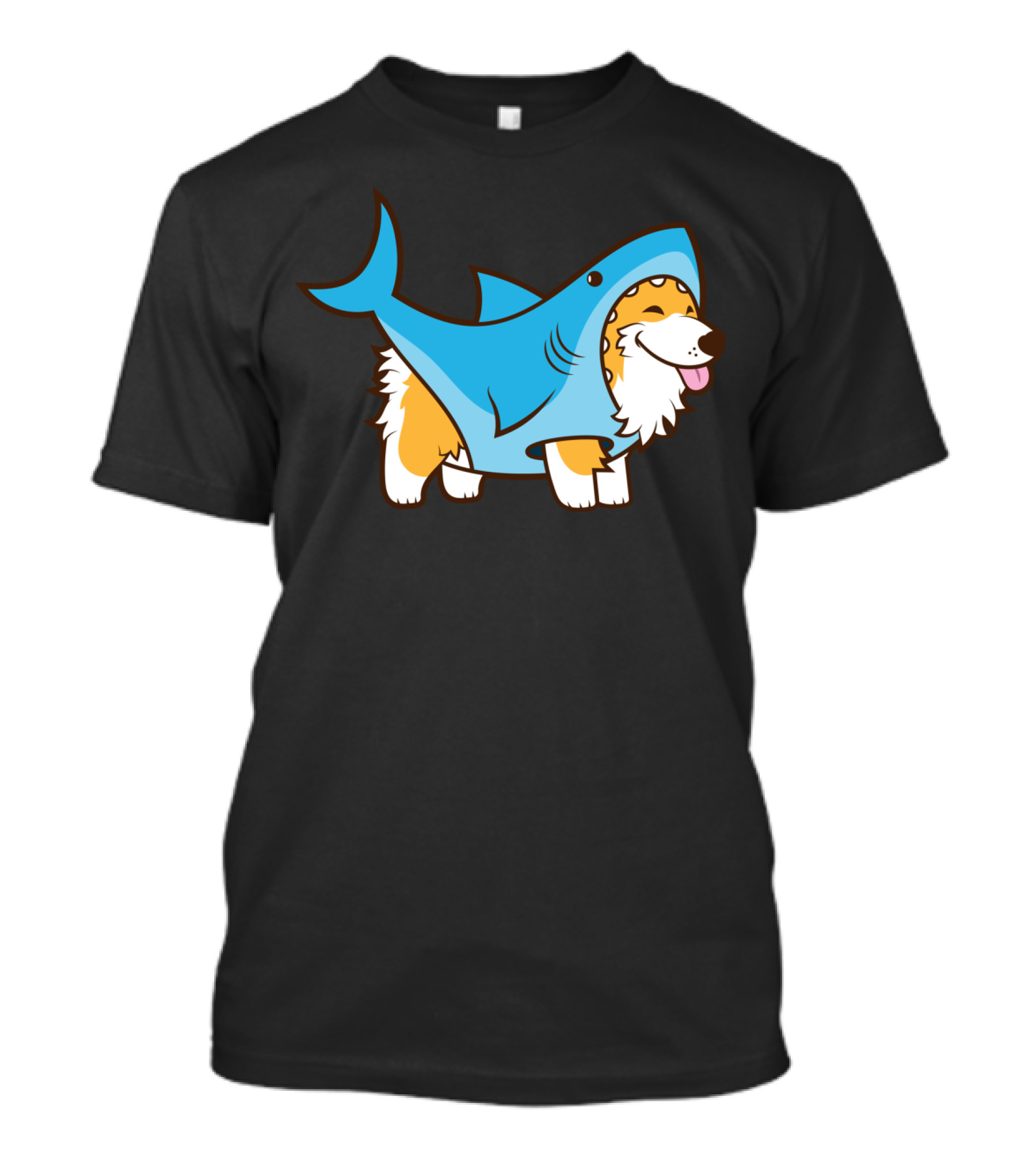 Corgi Dressed As Happy Shark Suit T-Shirt