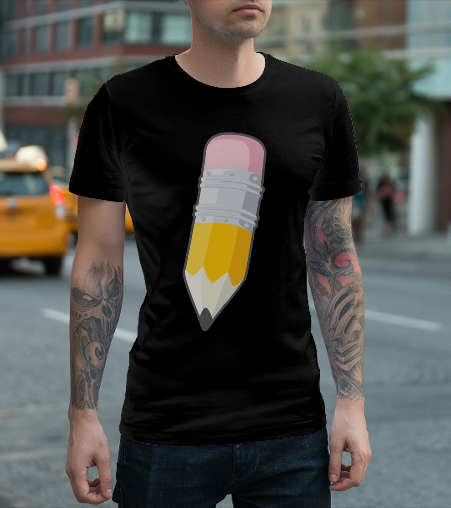 The Pencil Shorty Iconic Yellow T-Shirt