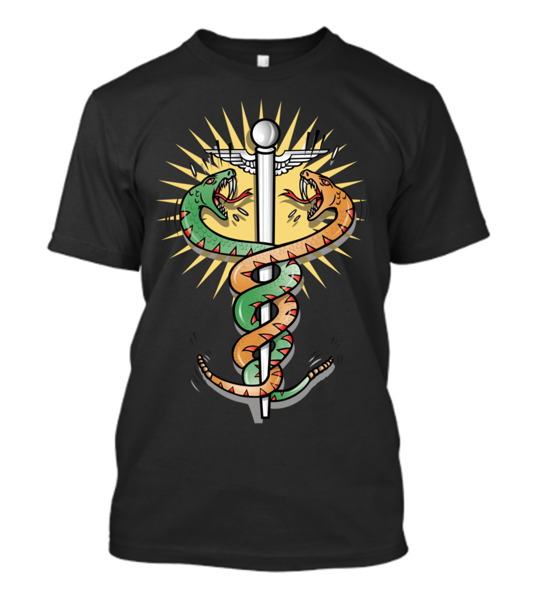 Fighting For Healthcare Pal Serpent Staff T-Shirt