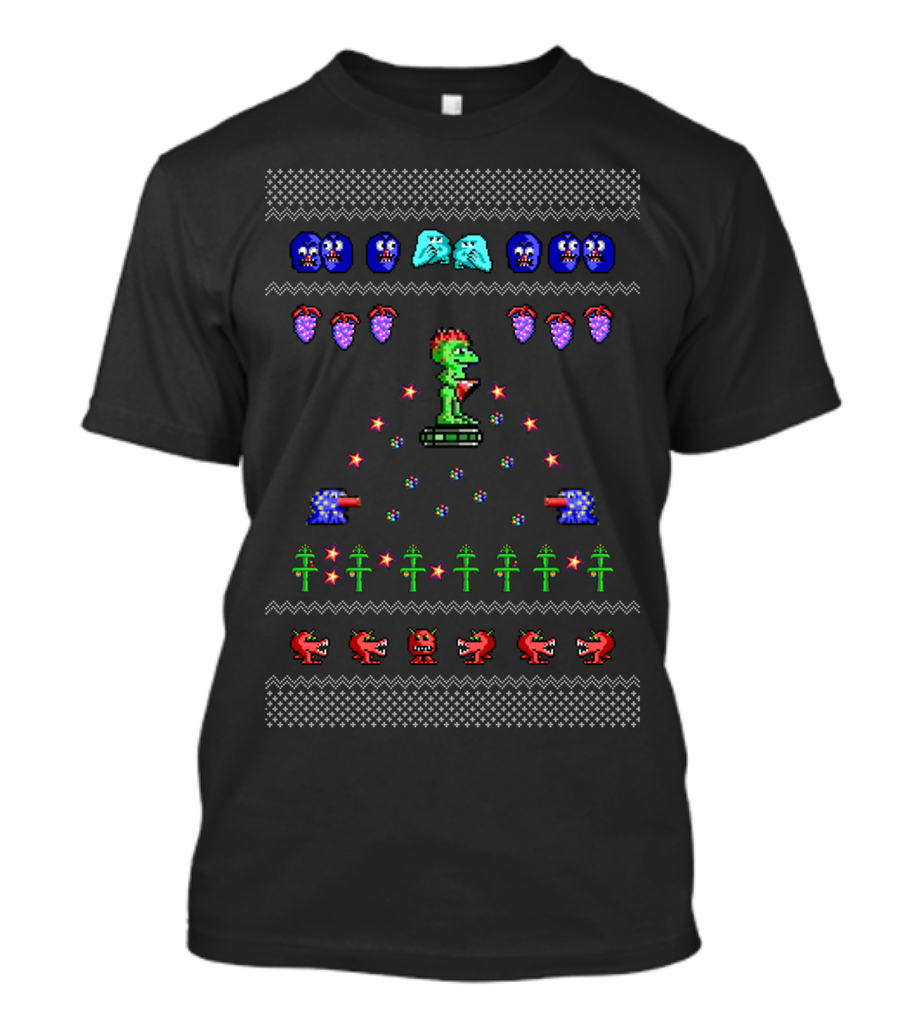 Bubble Bobble Retro Cosmic Adventure Sprite Compilation T-Shirt