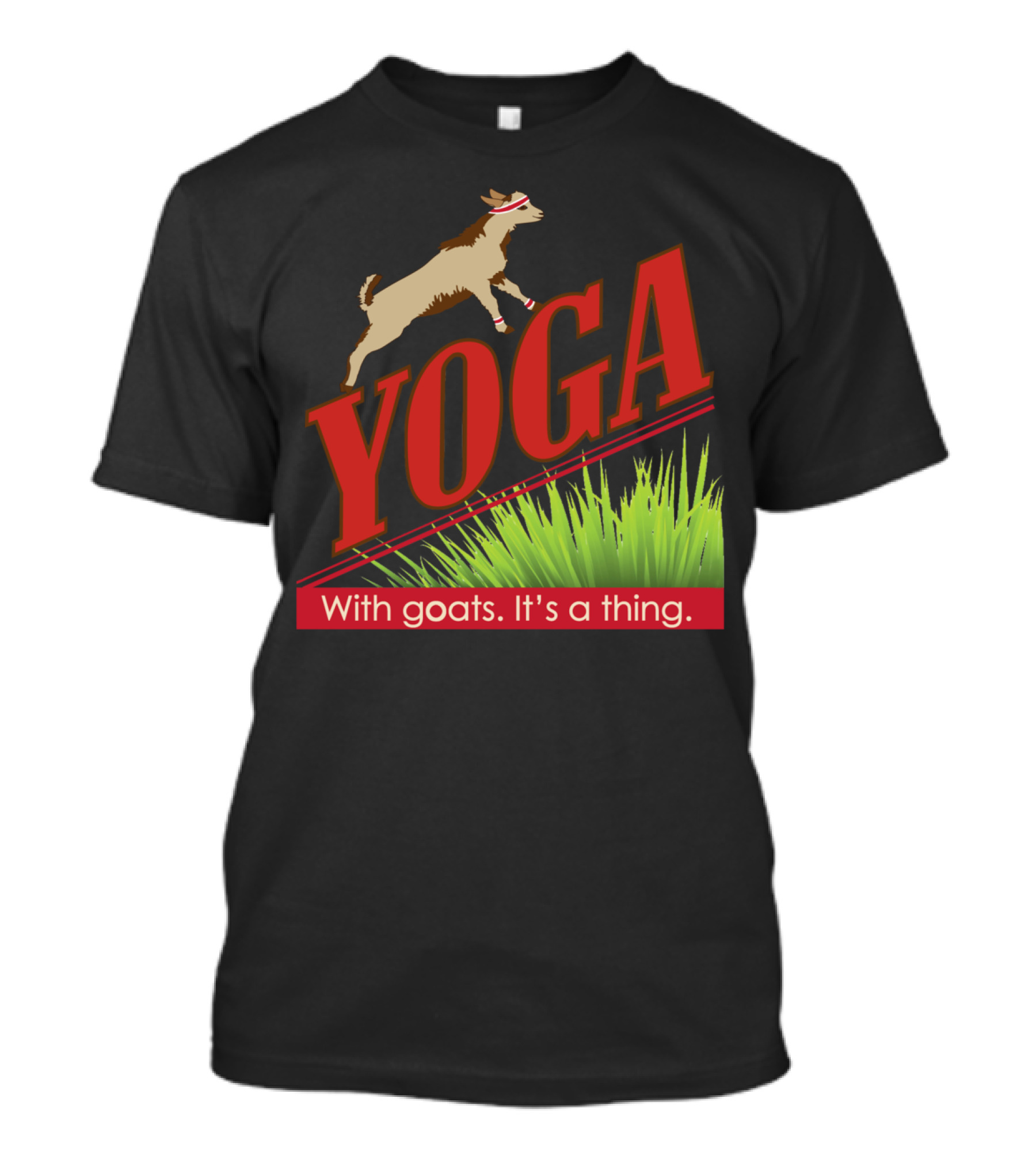 Yoga With Goats It's A Thing T-Shirt