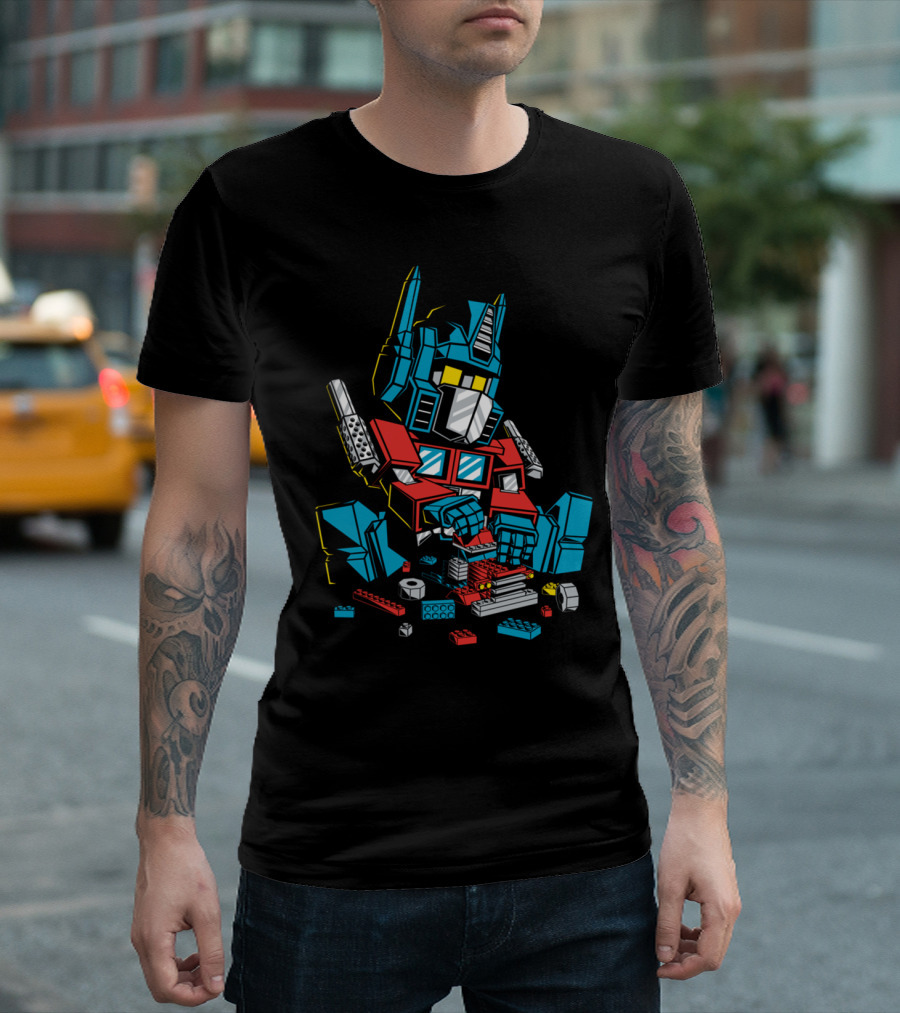 Autoblocks Robot Building Bricks Fusion T-Shirt