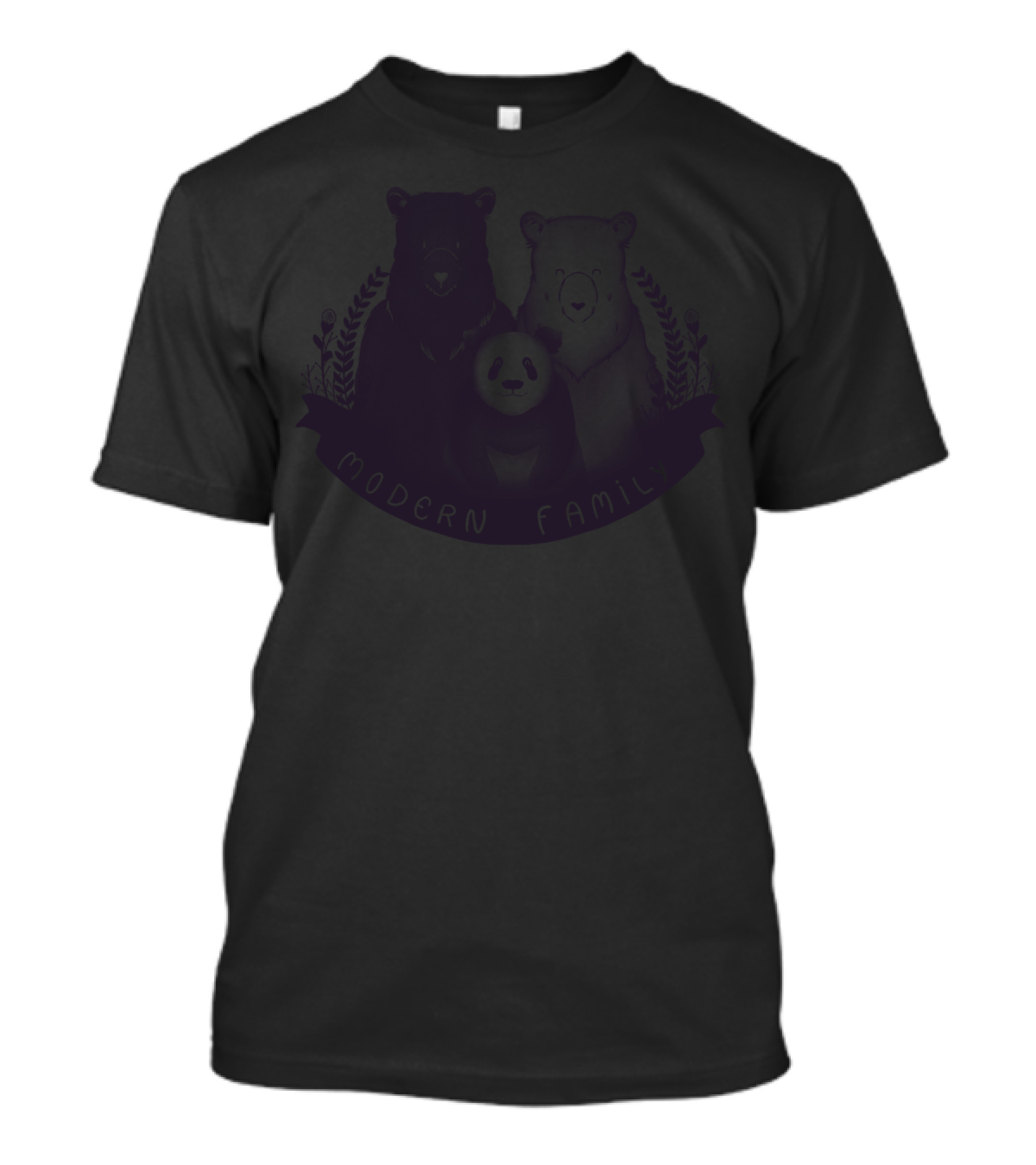 Modern Family Bears And Panda T-Shirt