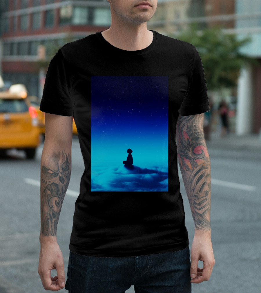 Cloud Rider Starry Night Journey Series T-Shirt