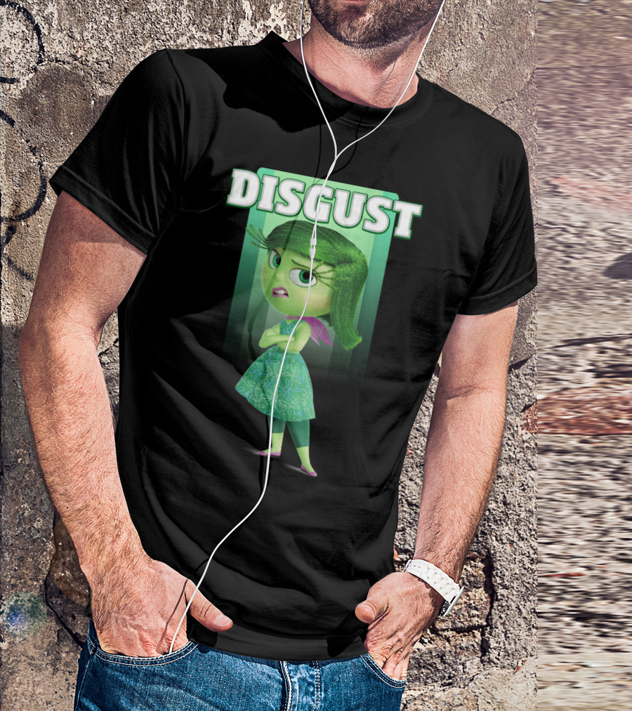 Inside Out Disgust Character Portrait Disney Pixar T-Shirt