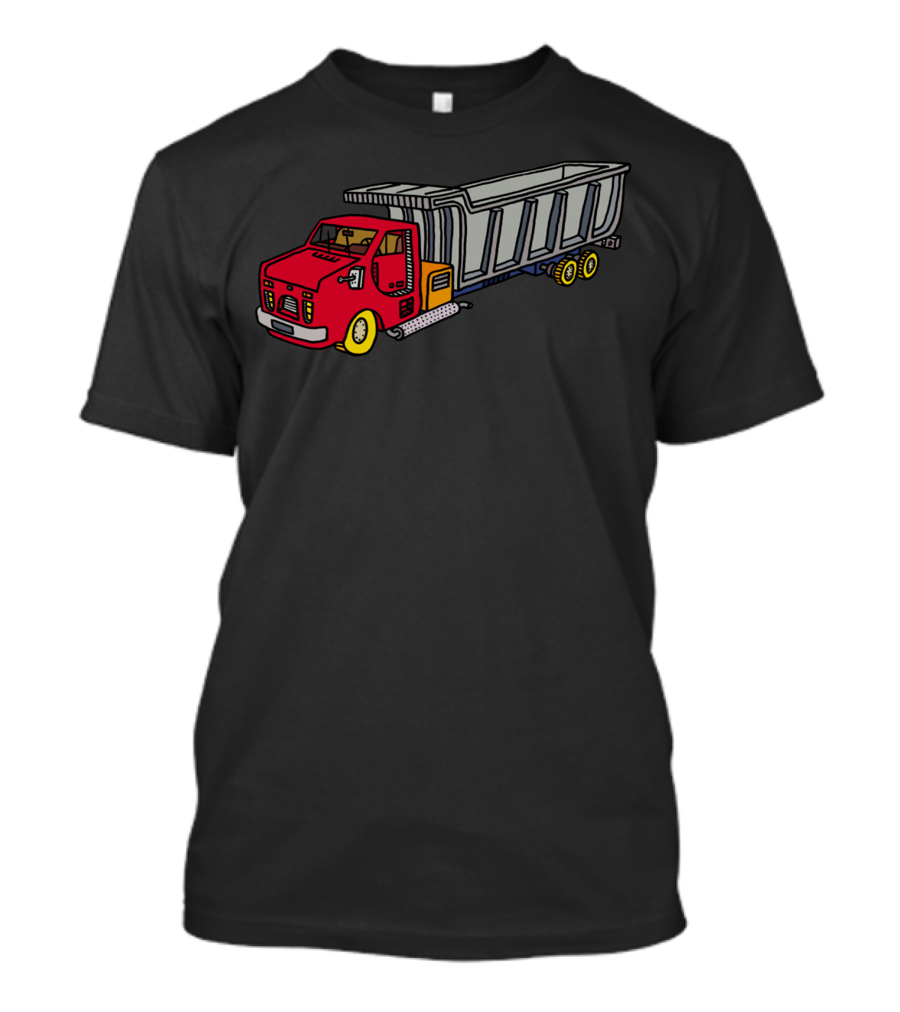 Red And Grey Dump Truck T-Shirt