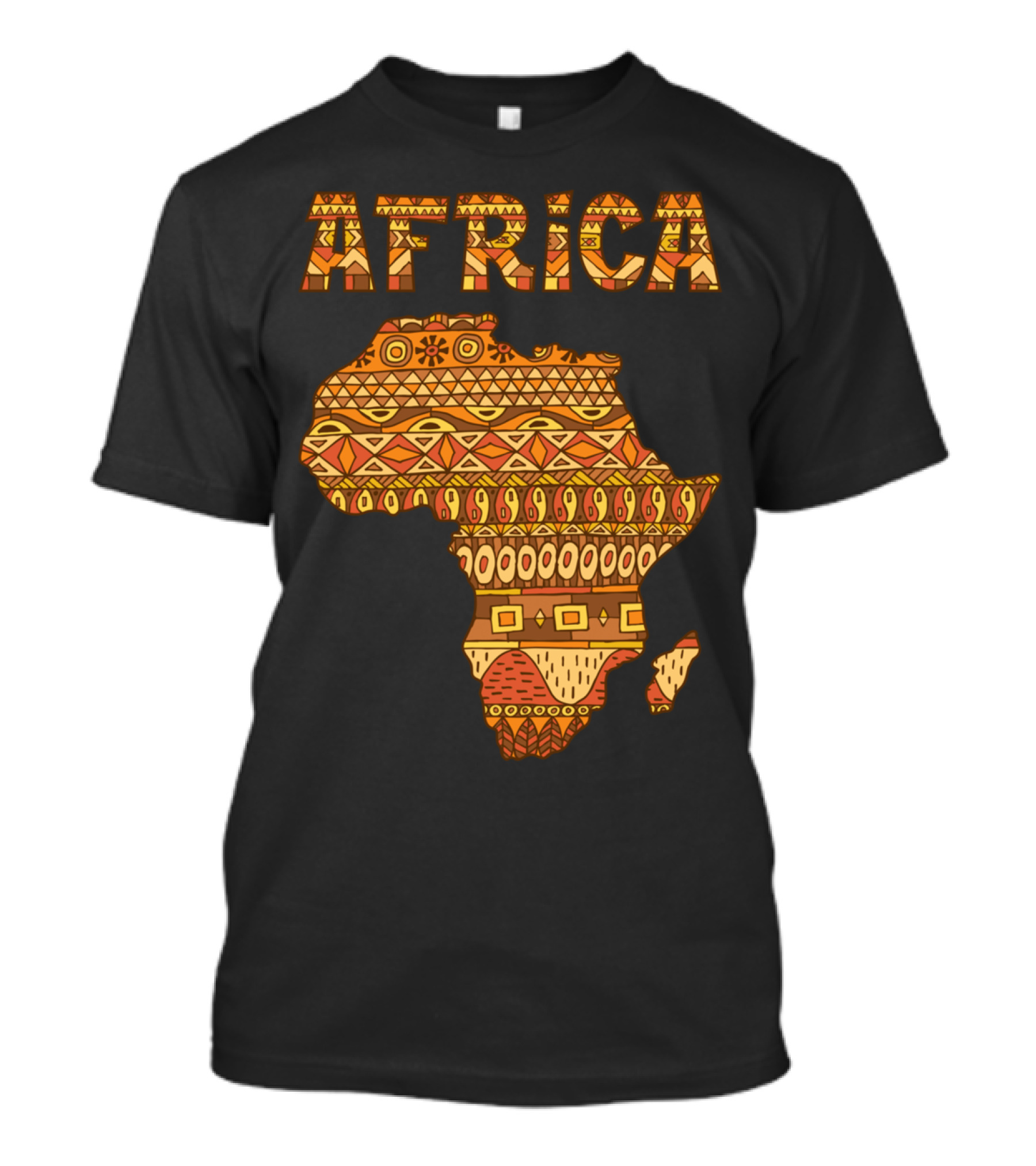Africa Map Tribal T-Shirt