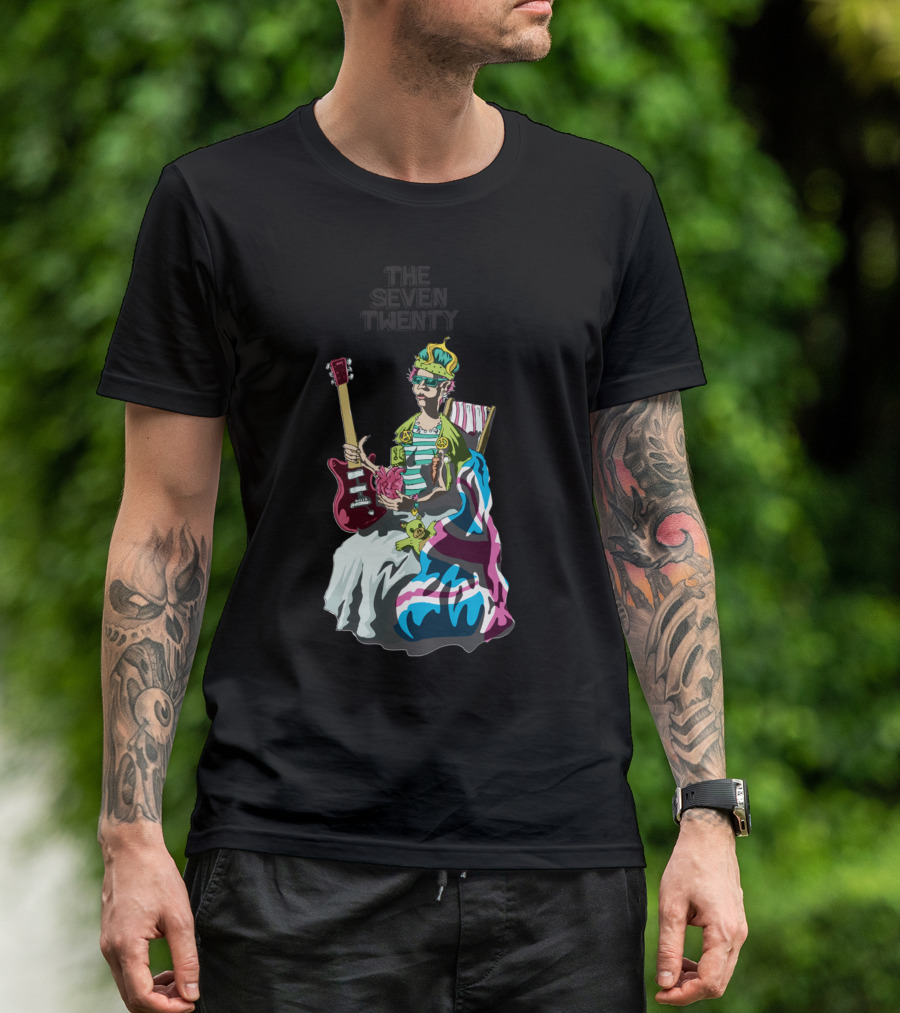 The Seven Twenty Majesty Rocks Guitar Throne T-Shirt