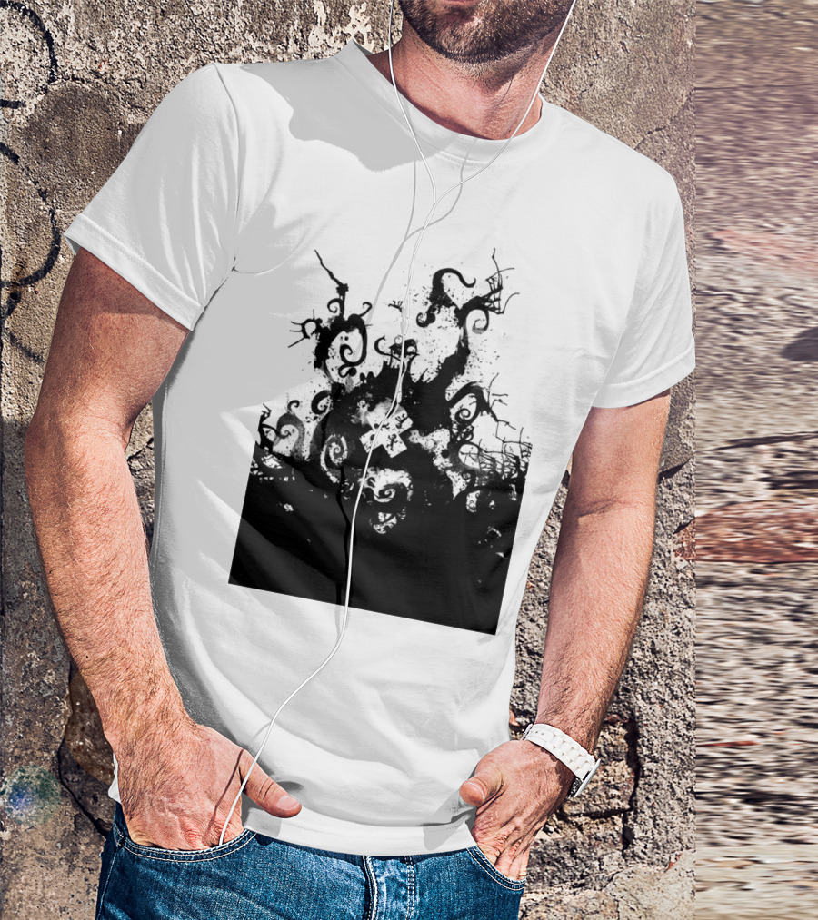 Dye Hard Twisting Tendrils In Abstract Chaos T-Shirt