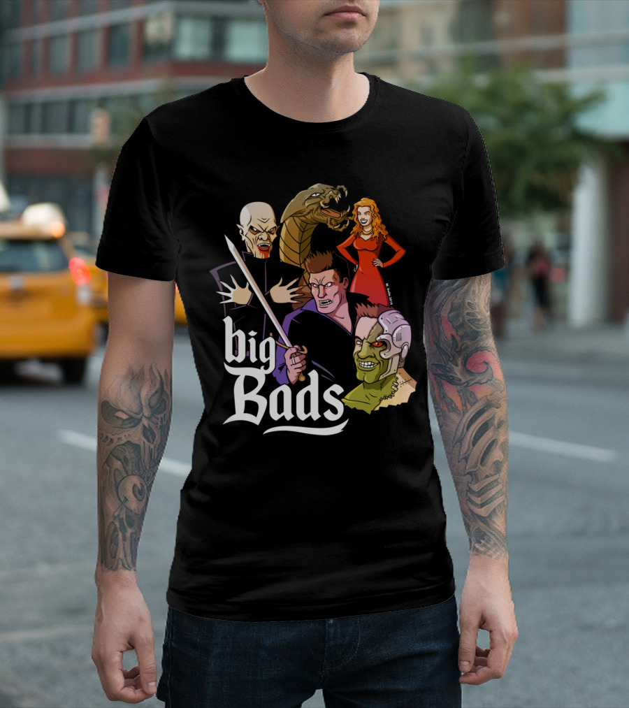Big Bads Villains Mashup Characters T-Shirt