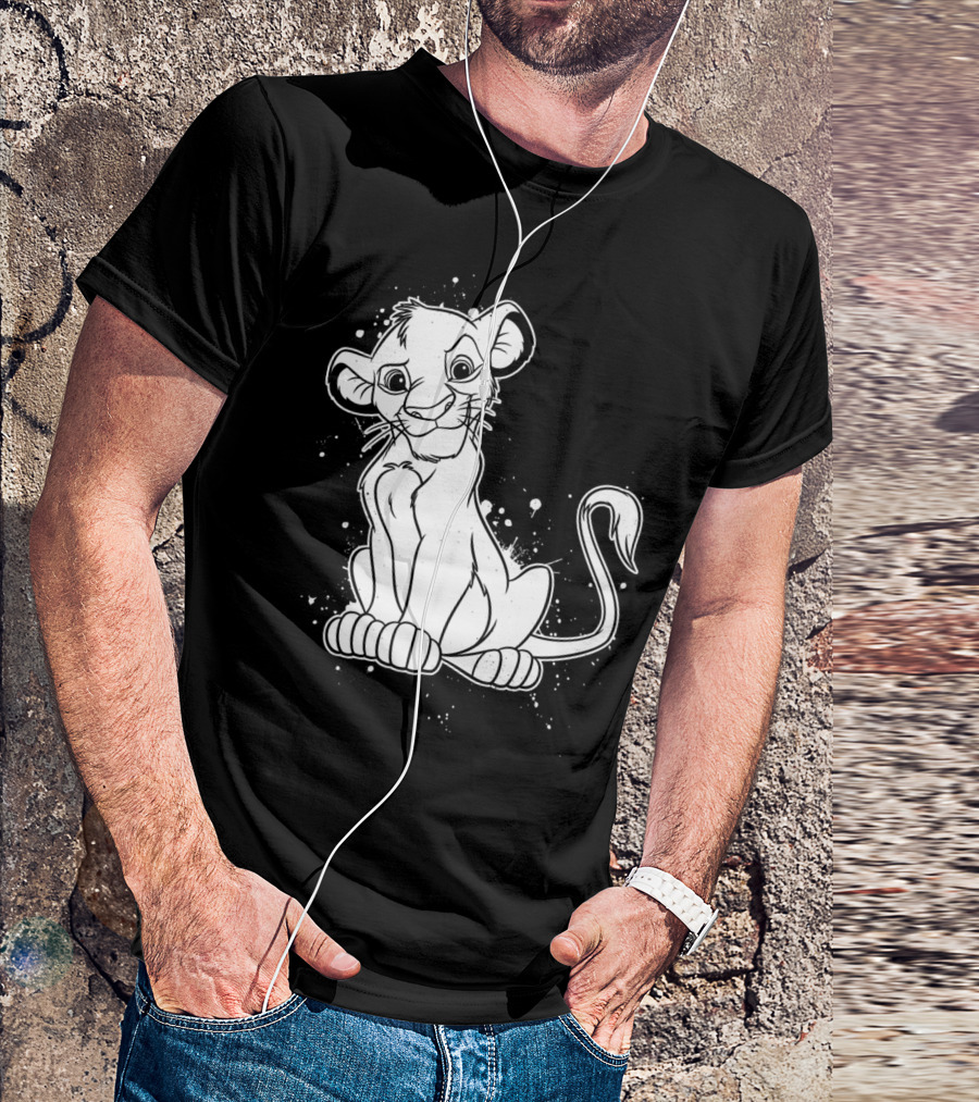 Splatter Simba Lion King T-Shirt