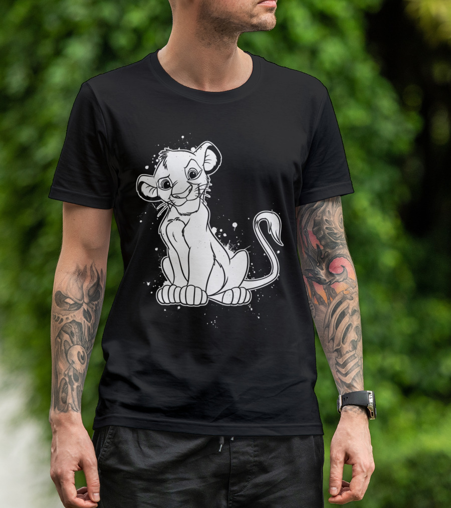 Splatter Simba Lion King T-Shirt