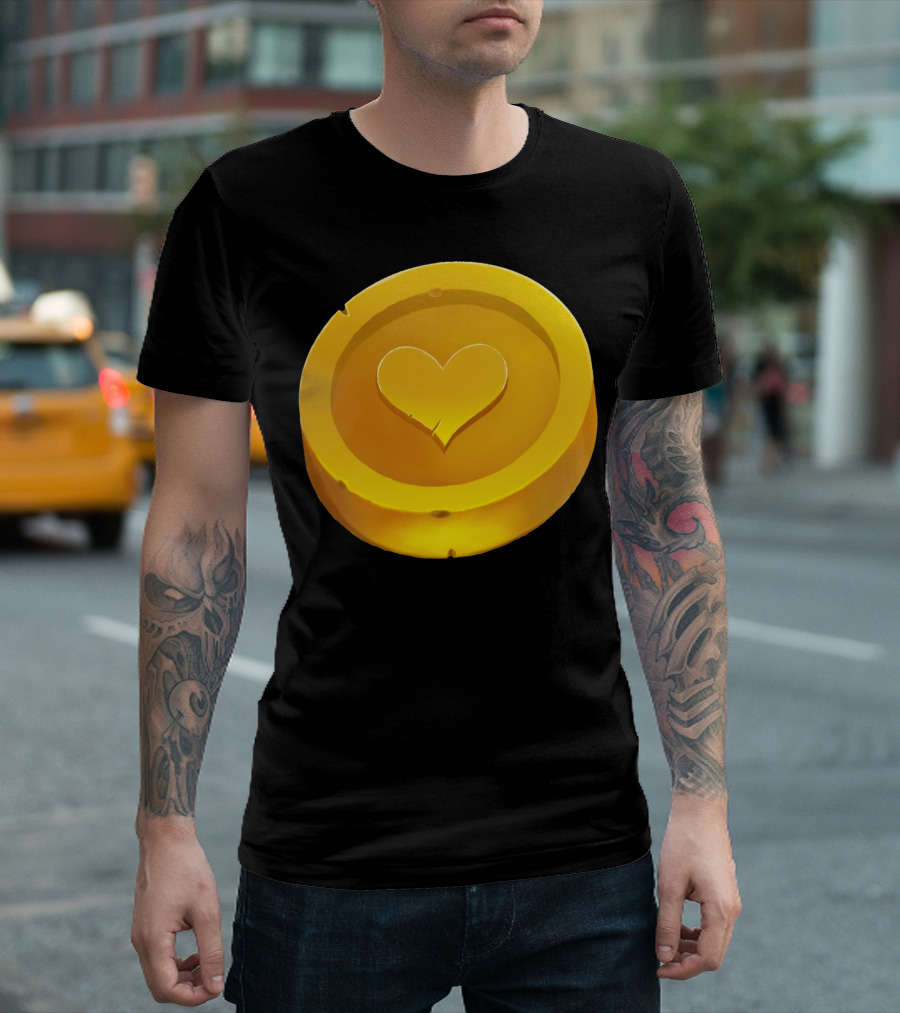 Golden Heart Coin Enchantment T-Shirt
