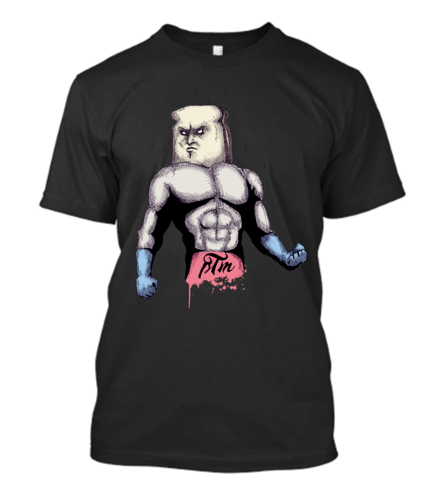 Powdered Toast Man PTM Hero Strength T-Shirt