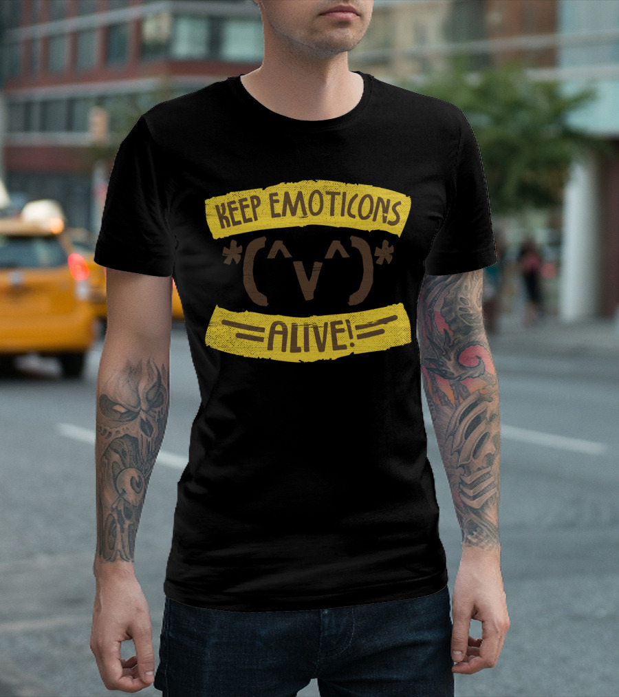 KEEP EMOTICONS ALIVE *(^V^)* T-Shirt