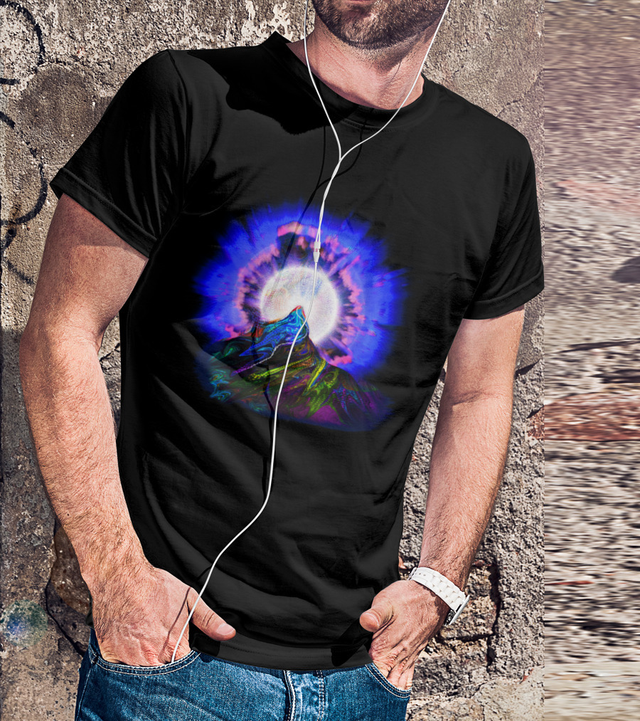 Dance Of The Elements Cosmic Mountain Aura T-Shirt