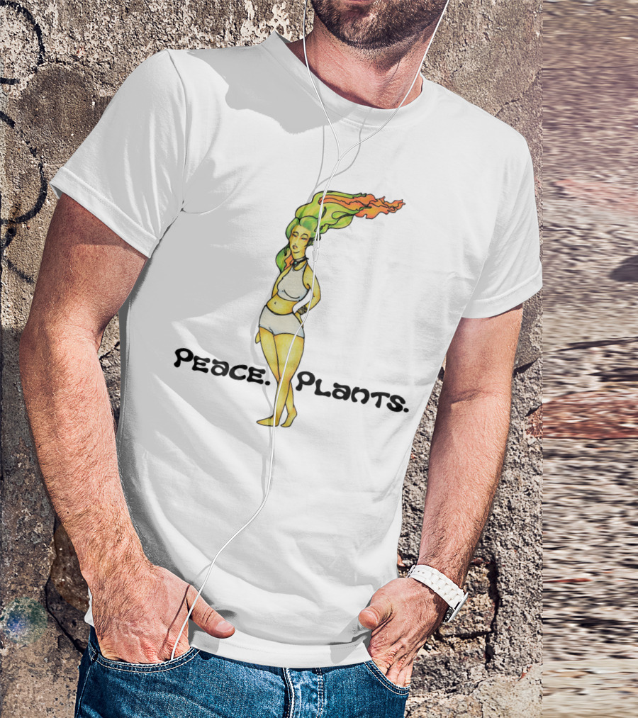 Peace Plants Squash Veggie Girl T-Shirt