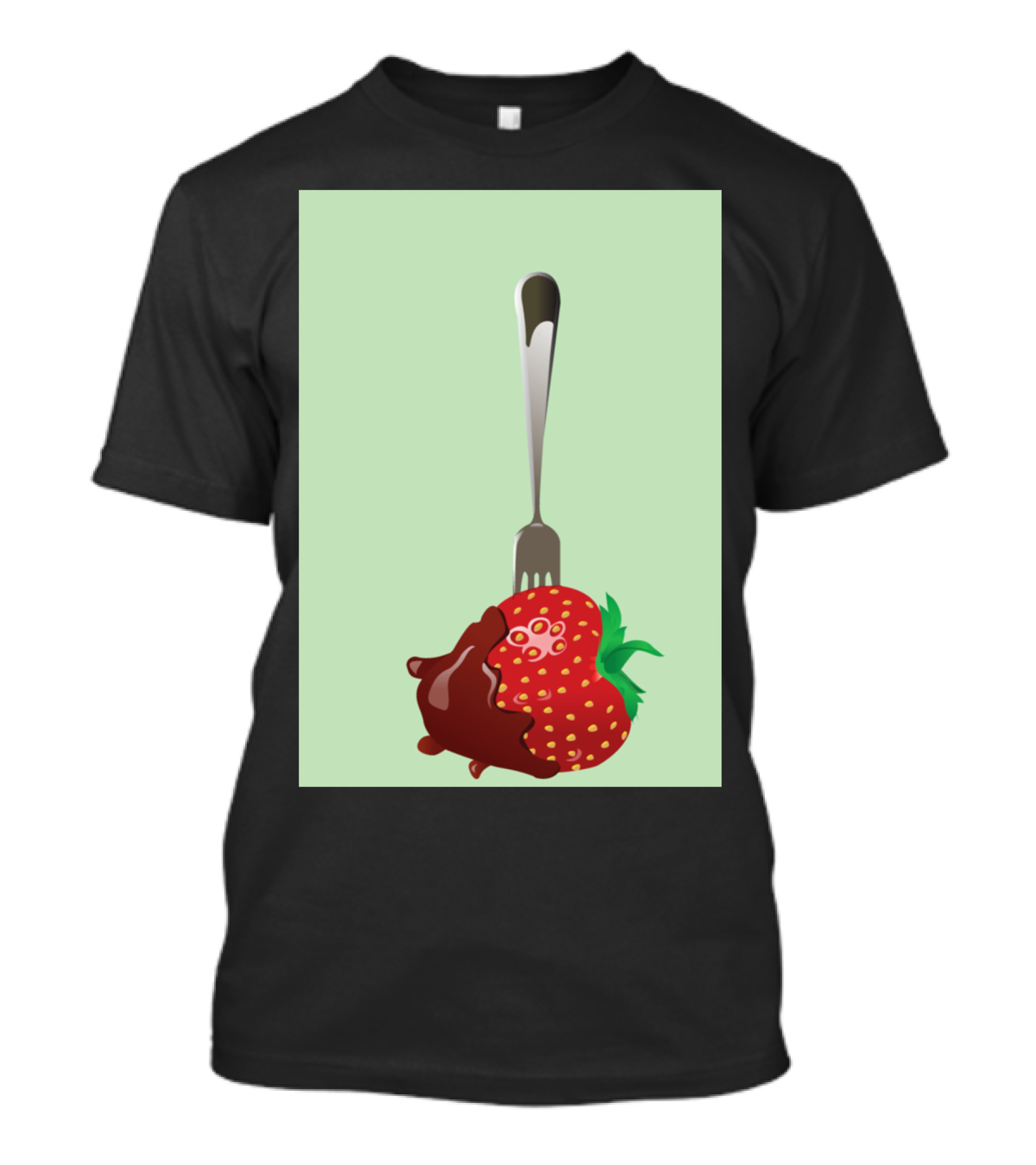 Kilt Strawberry Chocolate Fork Delight T-Shirt