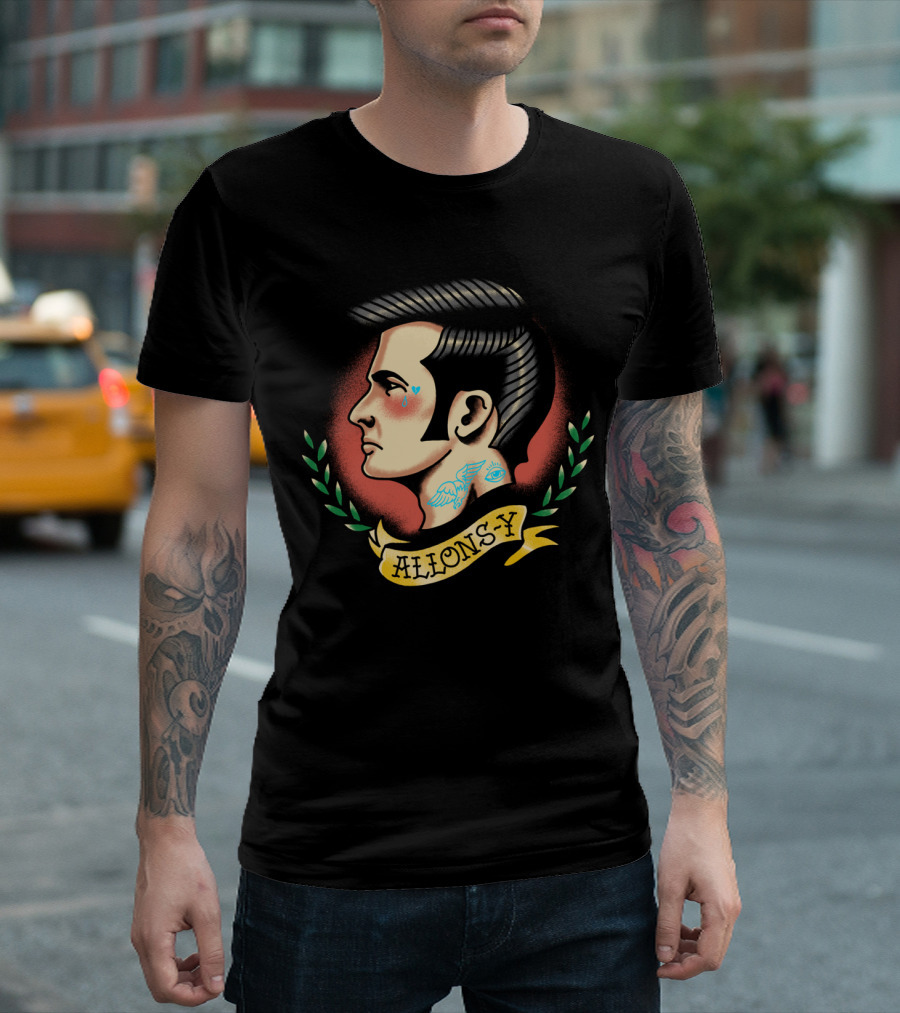 10th Doctor Tattoo Style Allons-y T-Shirt