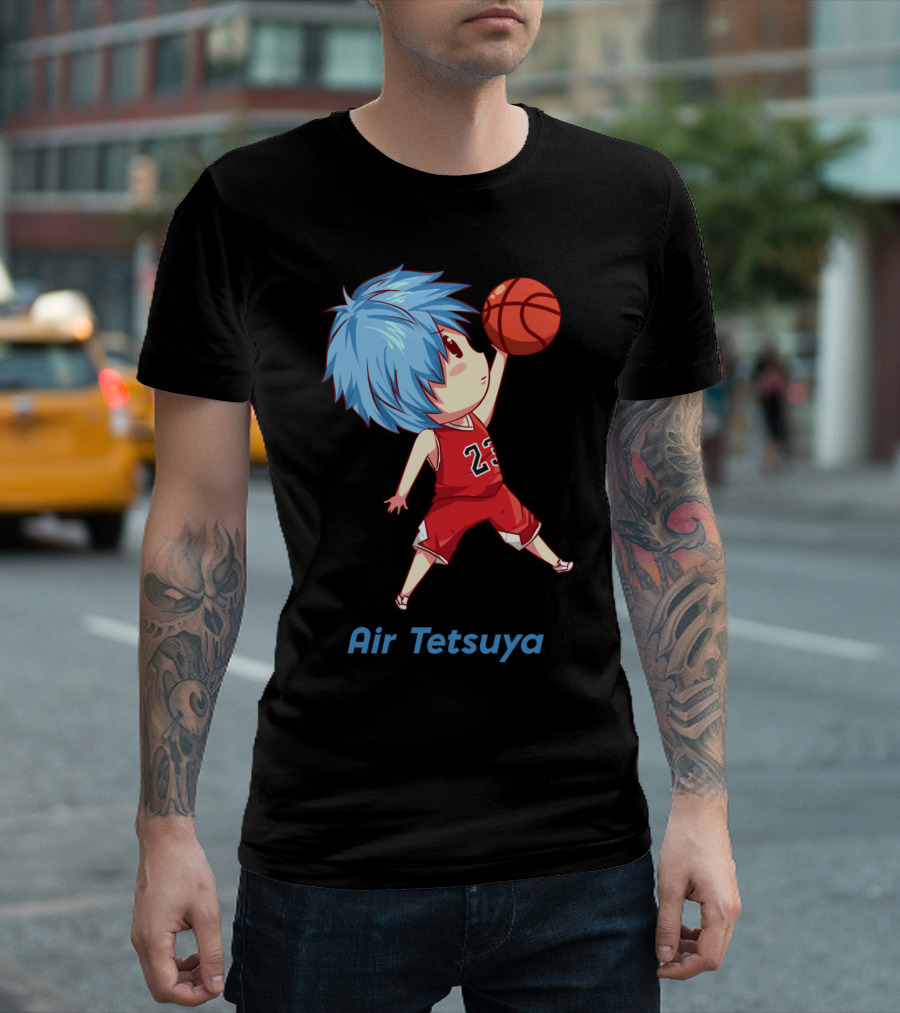 Air Tetsuya 23 Basketball Anime Character T-Shirt