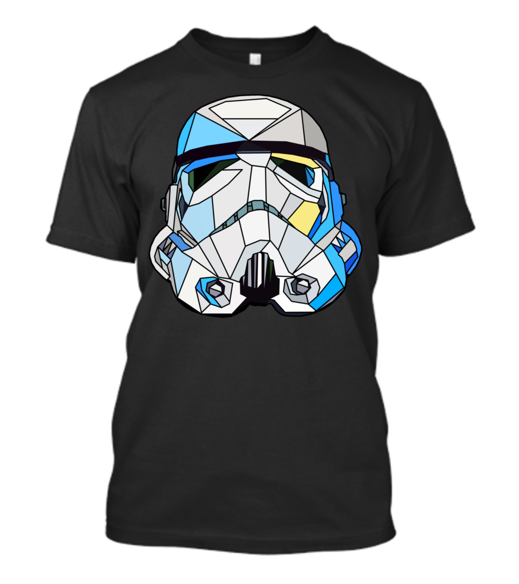 Stained Glass Stormtrooper Helmet T-Shirt