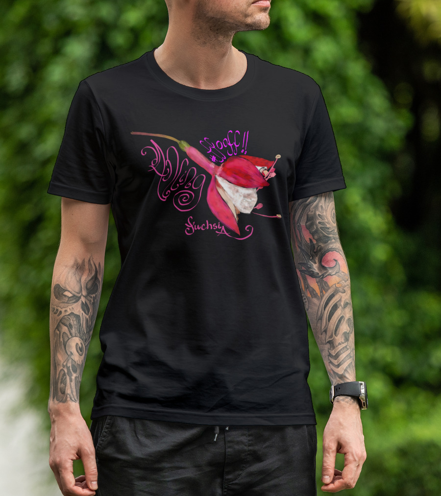 Fuchsia Wooff Blooming Dance T-Shirt