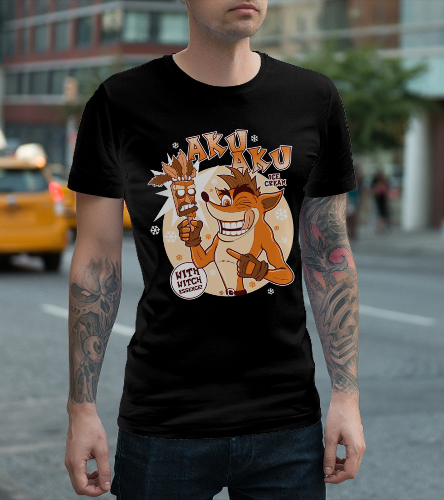 AKU AKU ICE CREAM WITH WITCH ESSENCE T-Shirt