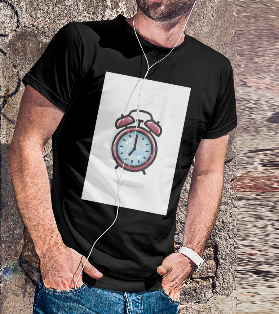 Alarm Clock By Raff T-Shirt