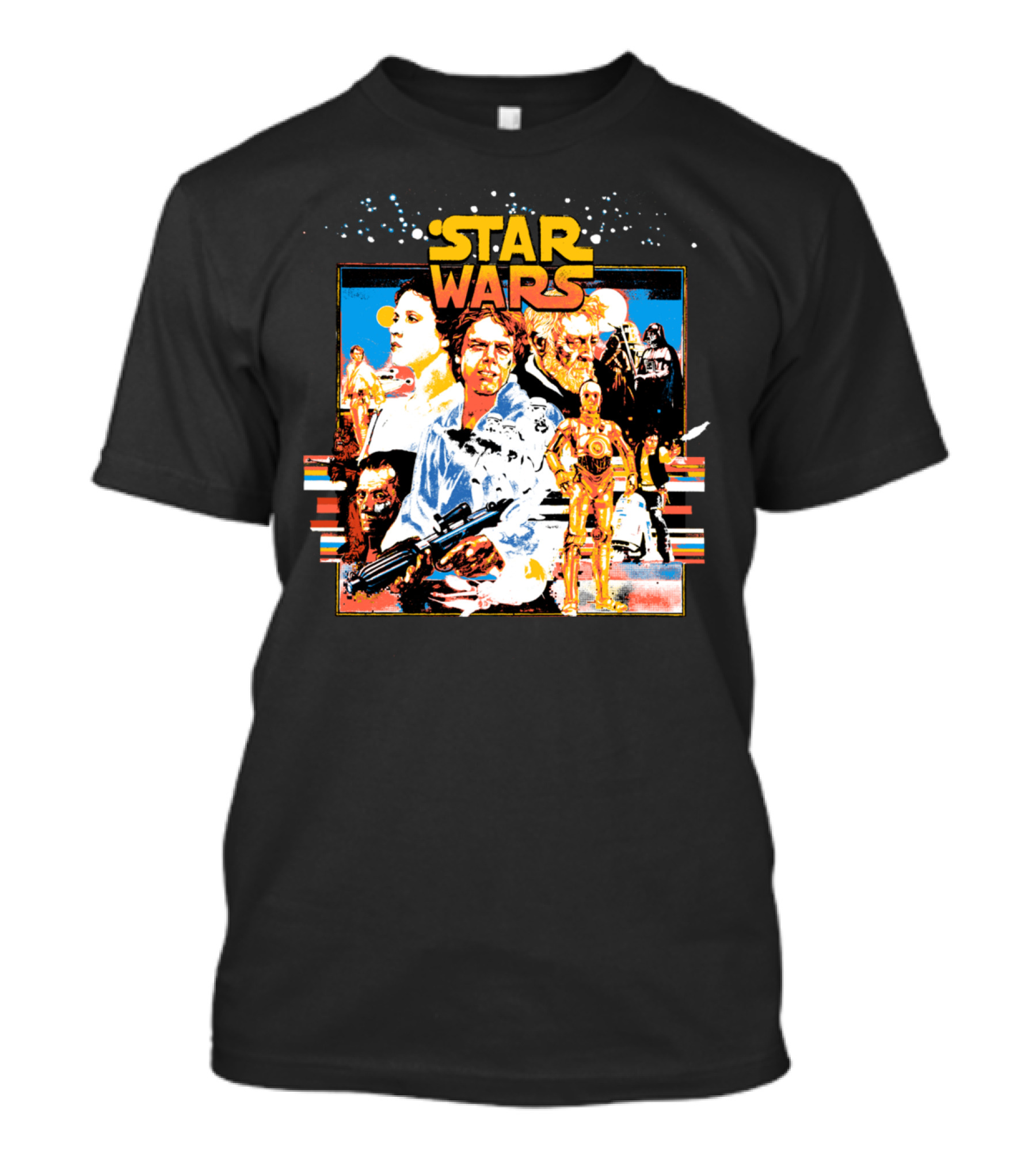 Star Wars Episode IV Characters Iconic T-Shirt