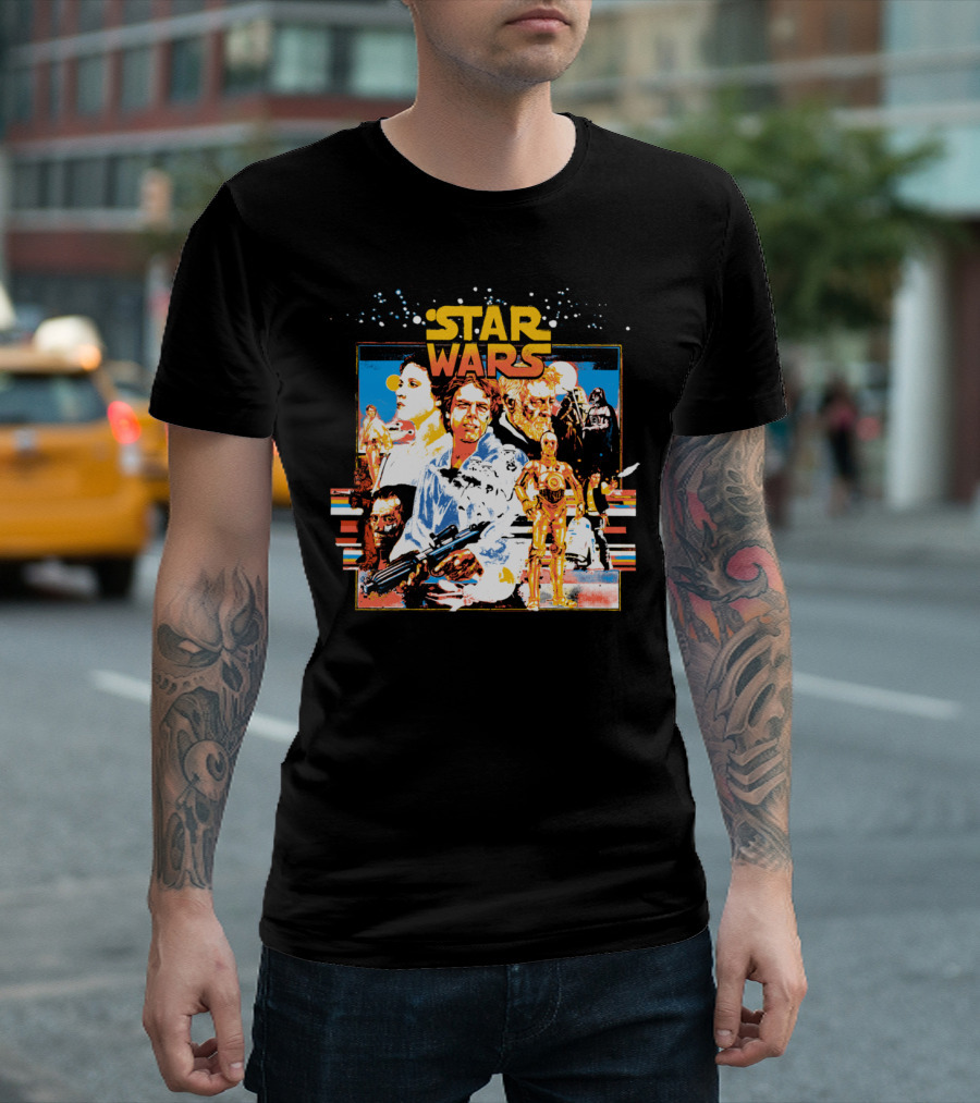 Star Wars Episode IV Characters Iconic T-Shirt