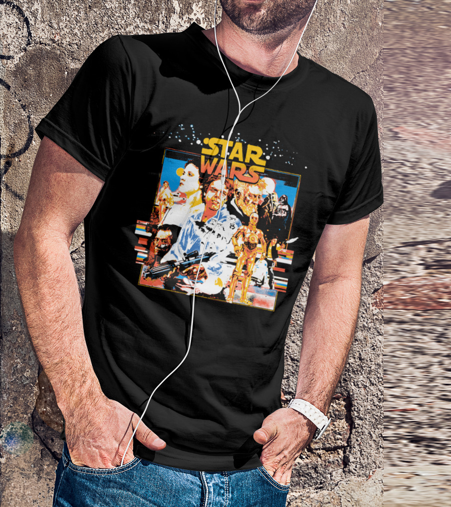 Star Wars Episode IV Characters Iconic T-Shirt