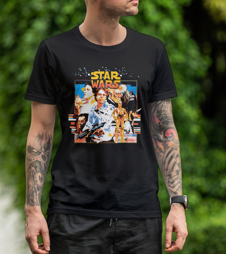 Star Wars Episode IV Characters Iconic T-Shirt