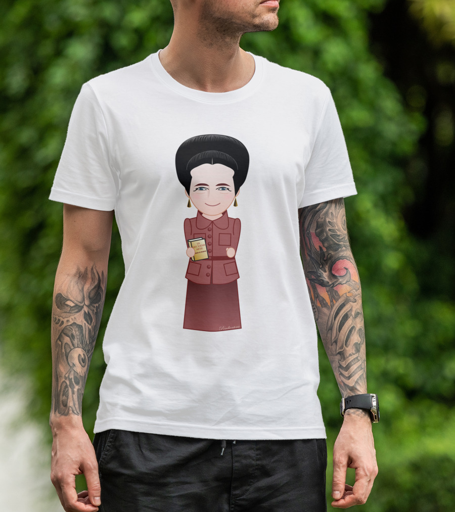 Kokeshi Simone De Beauvoir Feminist T-Shirt