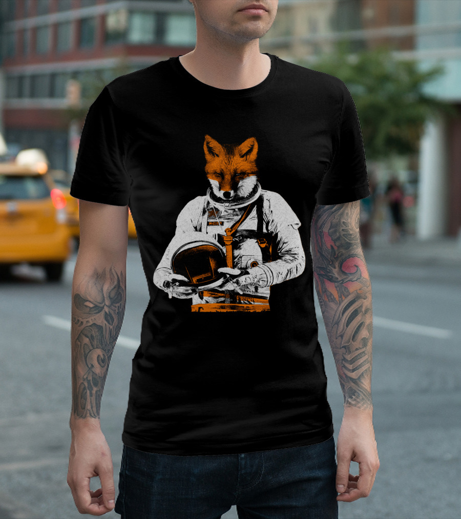Starfox Space Adventure Fox Astronaut Suit T-Shirt