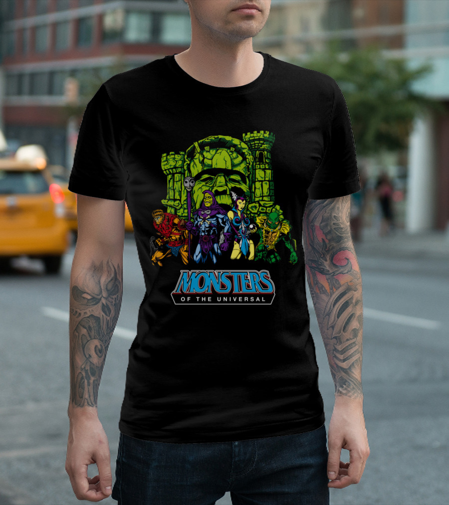 Monsters Of The Universal Classic Villains at Castle Grayskull T-Shirt