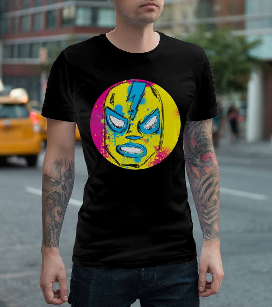 Azul Lucha Libre Mask T-Shirt