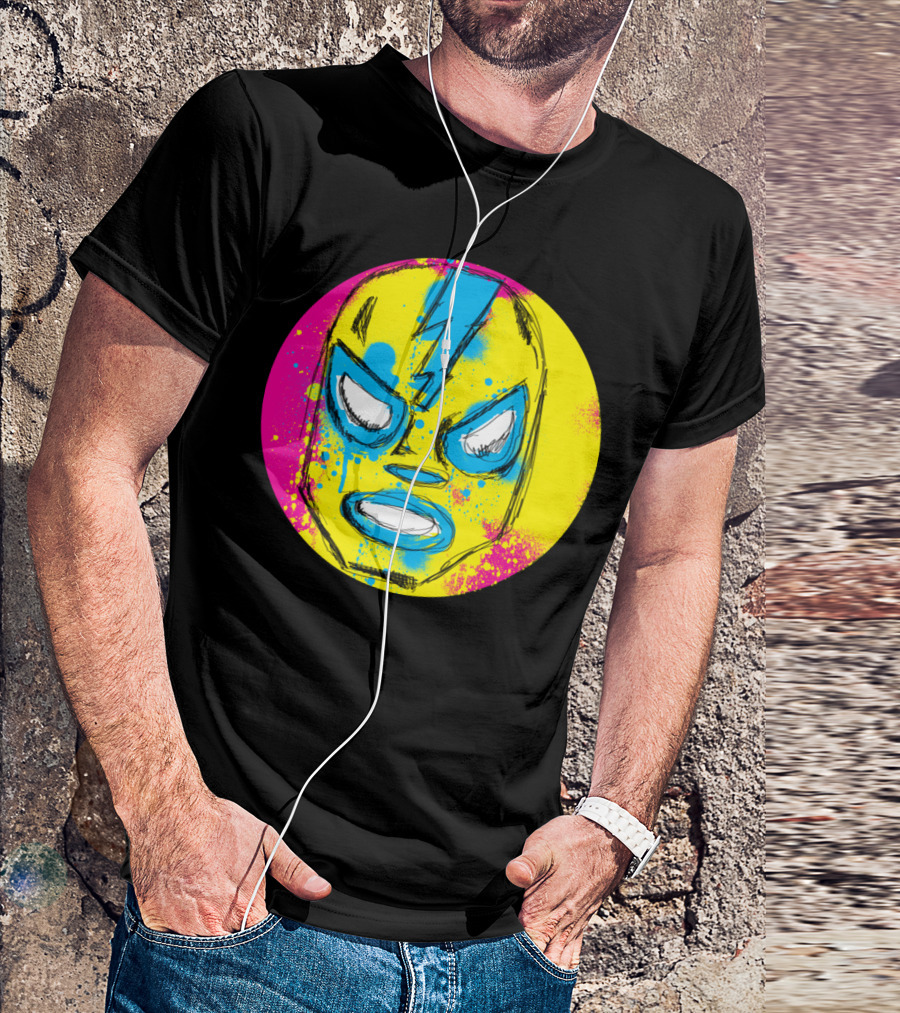 Azul Lucha Libre Mask T-Shirt