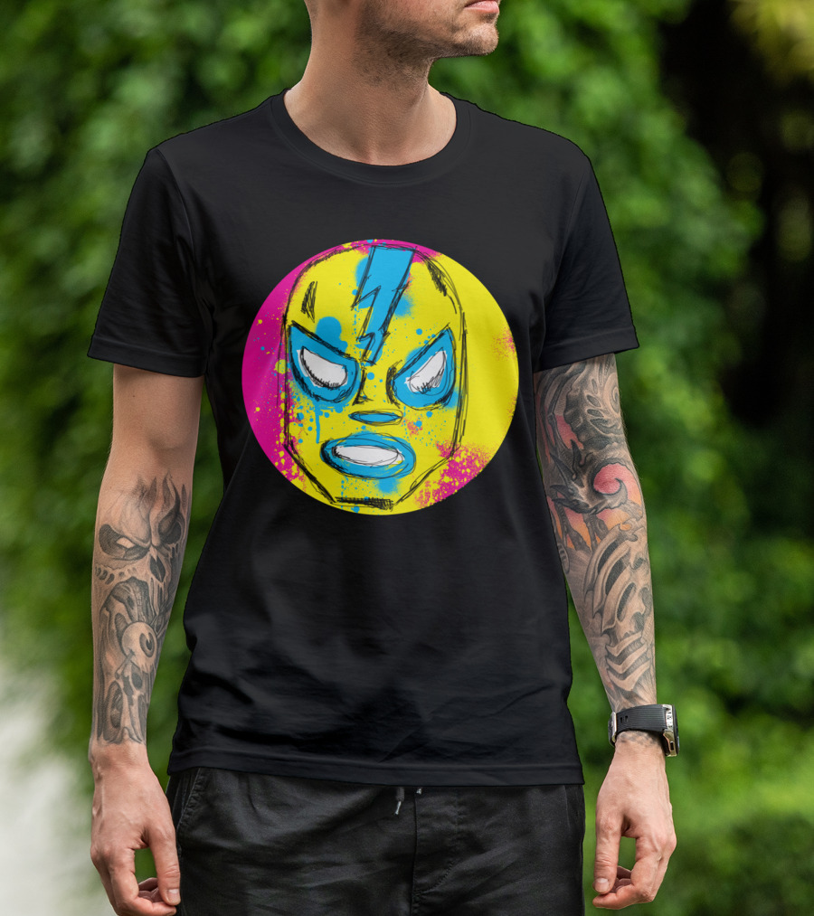 Azul Lucha Libre Mask T-Shirt