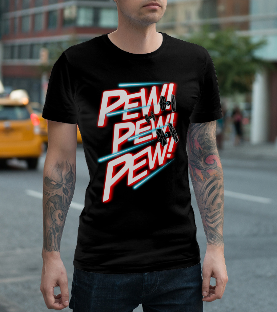Pew Pew Pew TIE Fighter Attack T-Shirt