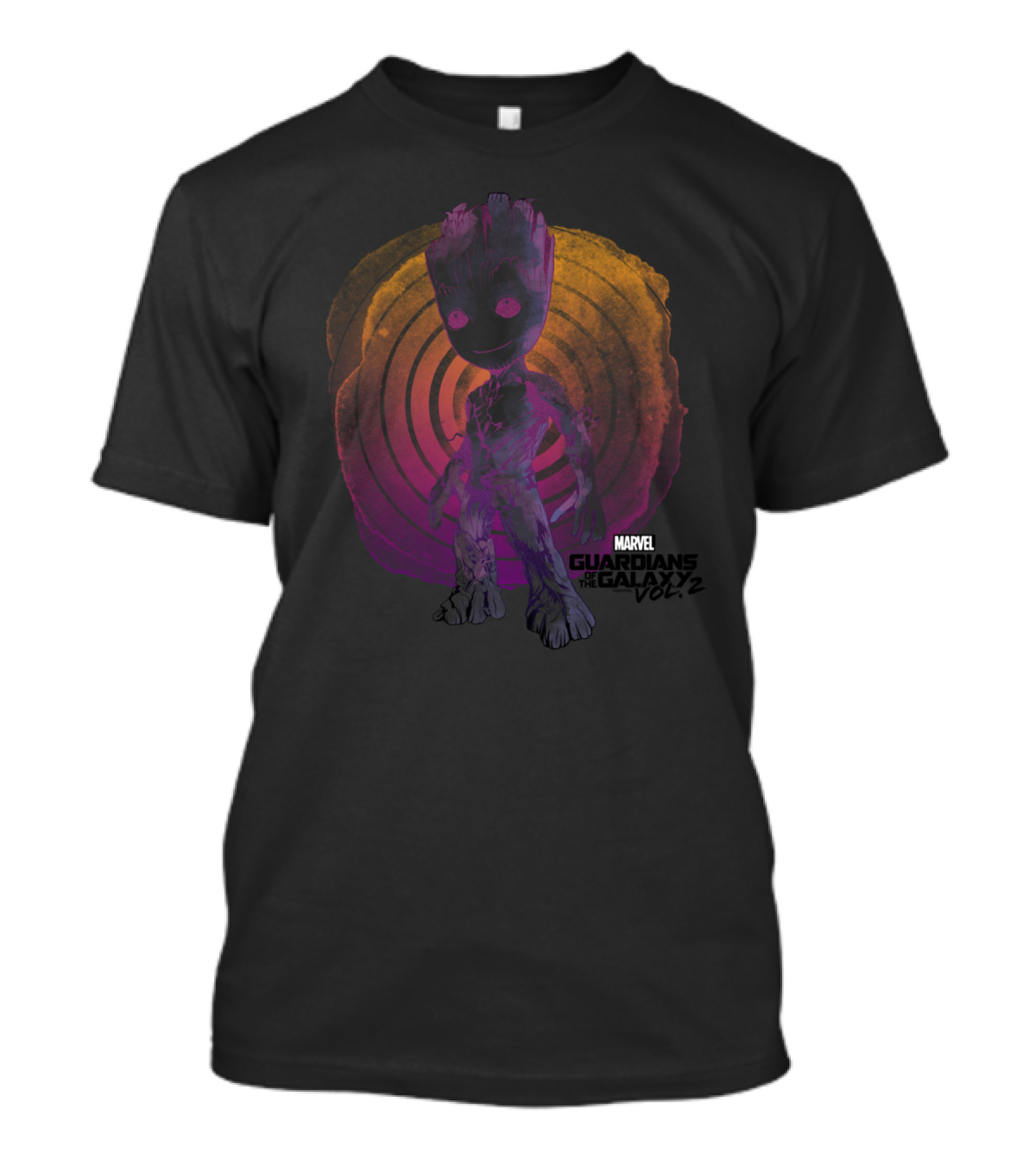 Marvel Guardians Of The Galaxy Vol. 2 Baby Groot Swirl T-Shirt