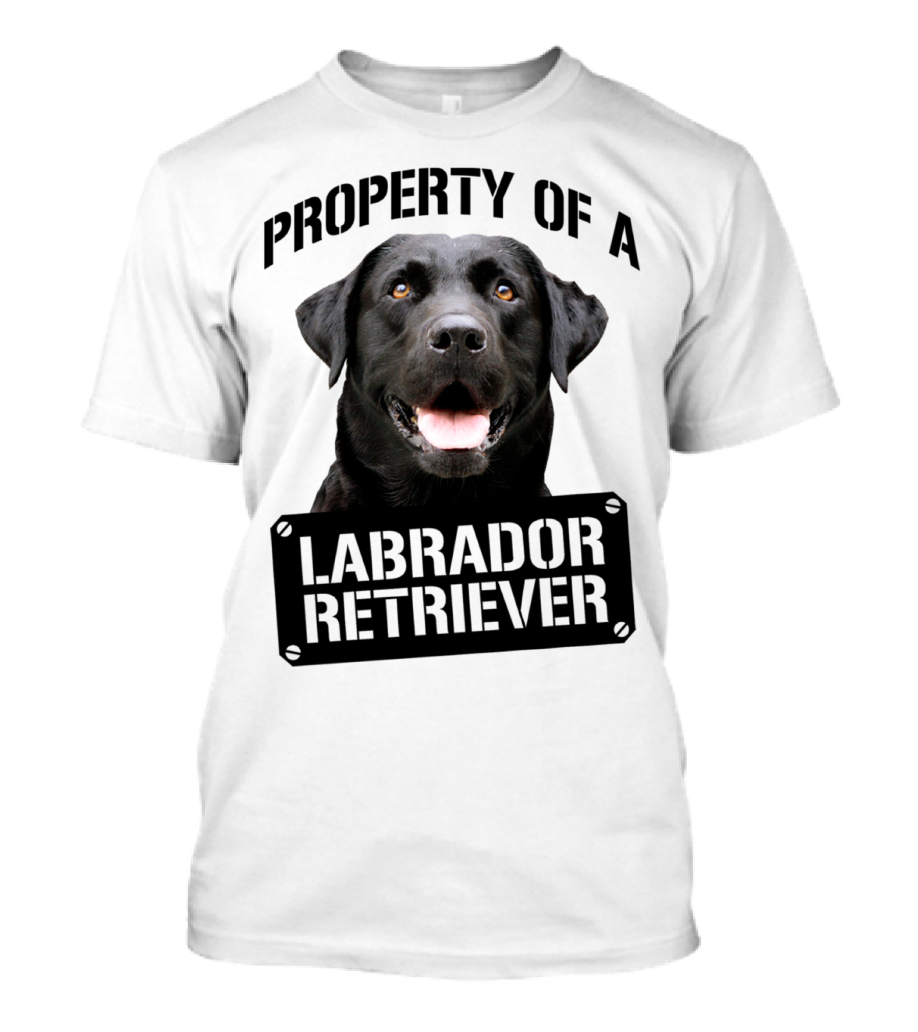 PROPERTY OF A LABRADOR RETRIEVER T-Shirt